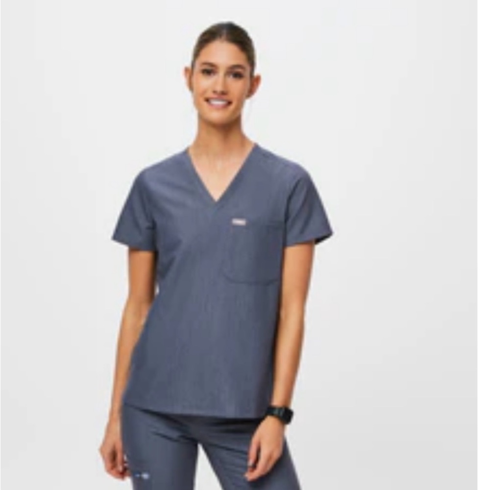 Women’s Heather Denim Catarina Scrub Top XXL